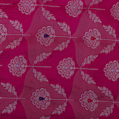 Rani Color Katan Meena Brocade Fabric