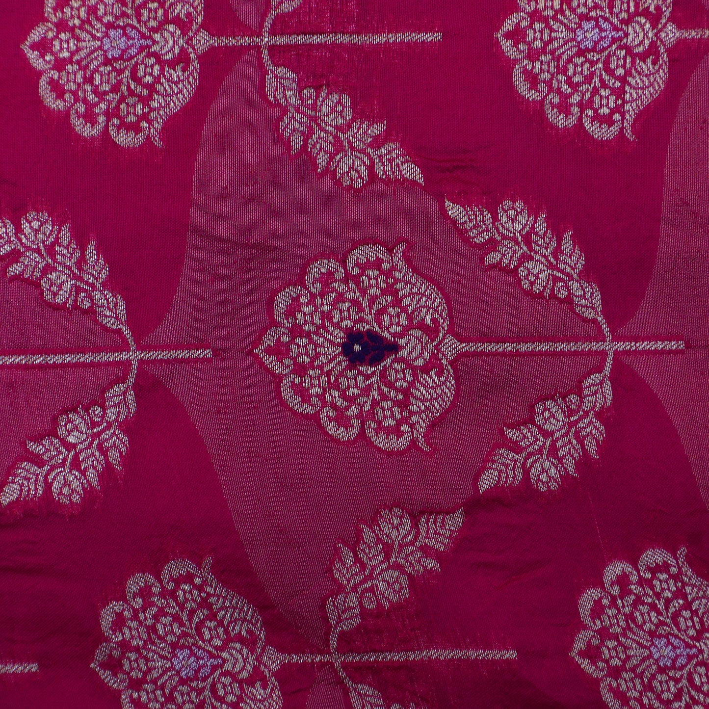 Rani Color Katan Meena Brocade Fabric