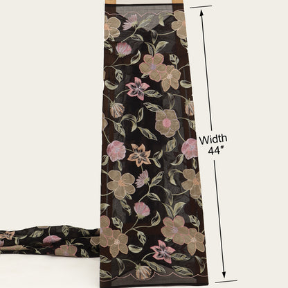 Chanderi Embroidery Fabric