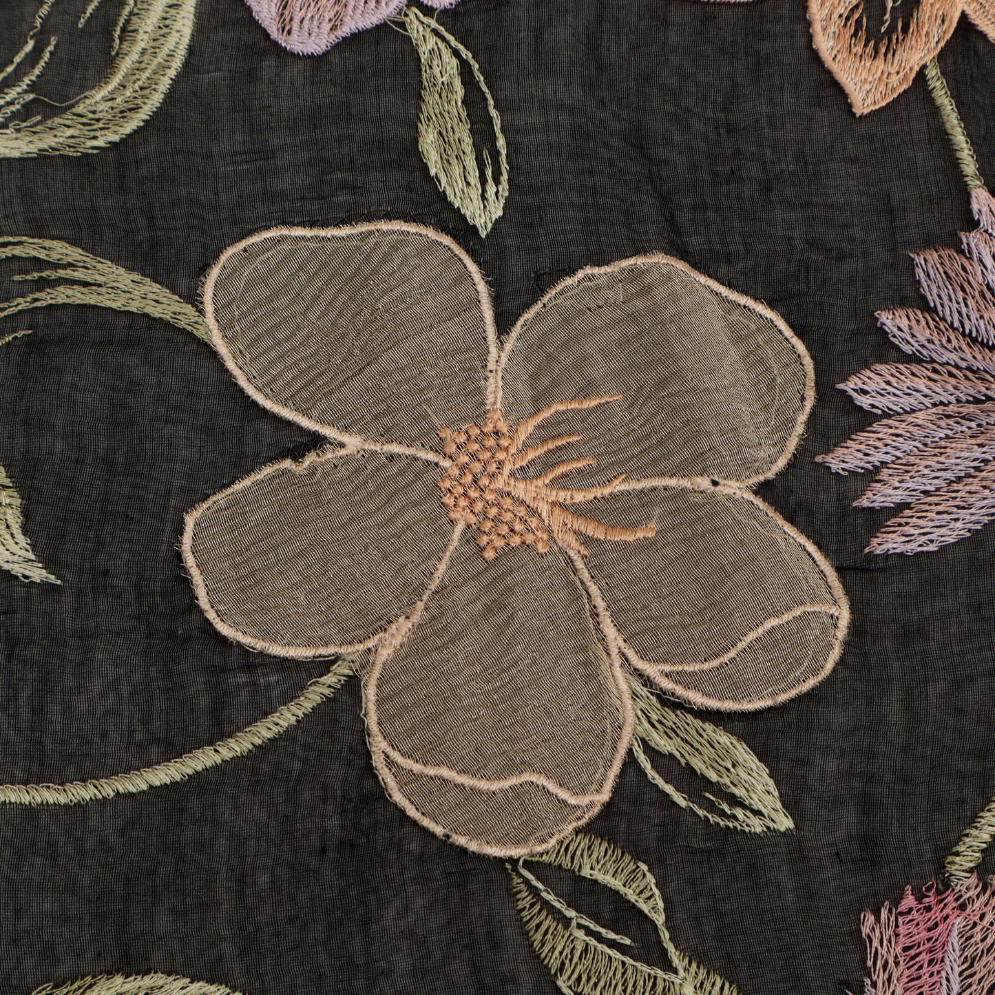Chanderi Embroidery Fabric
