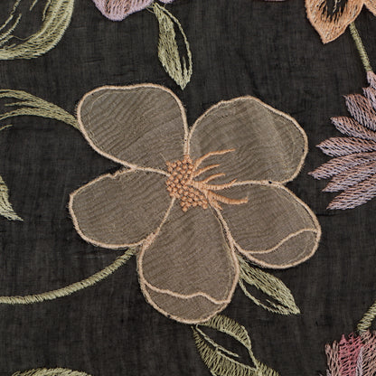 Chanderi Embroidery Fabric