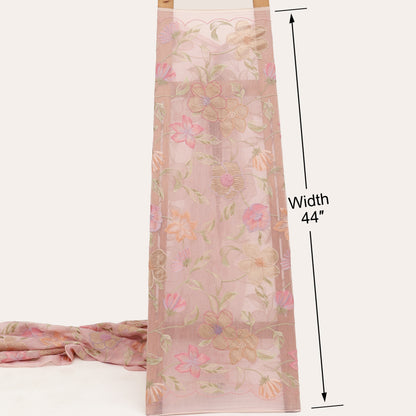 Chanderi Embroidery Fabric