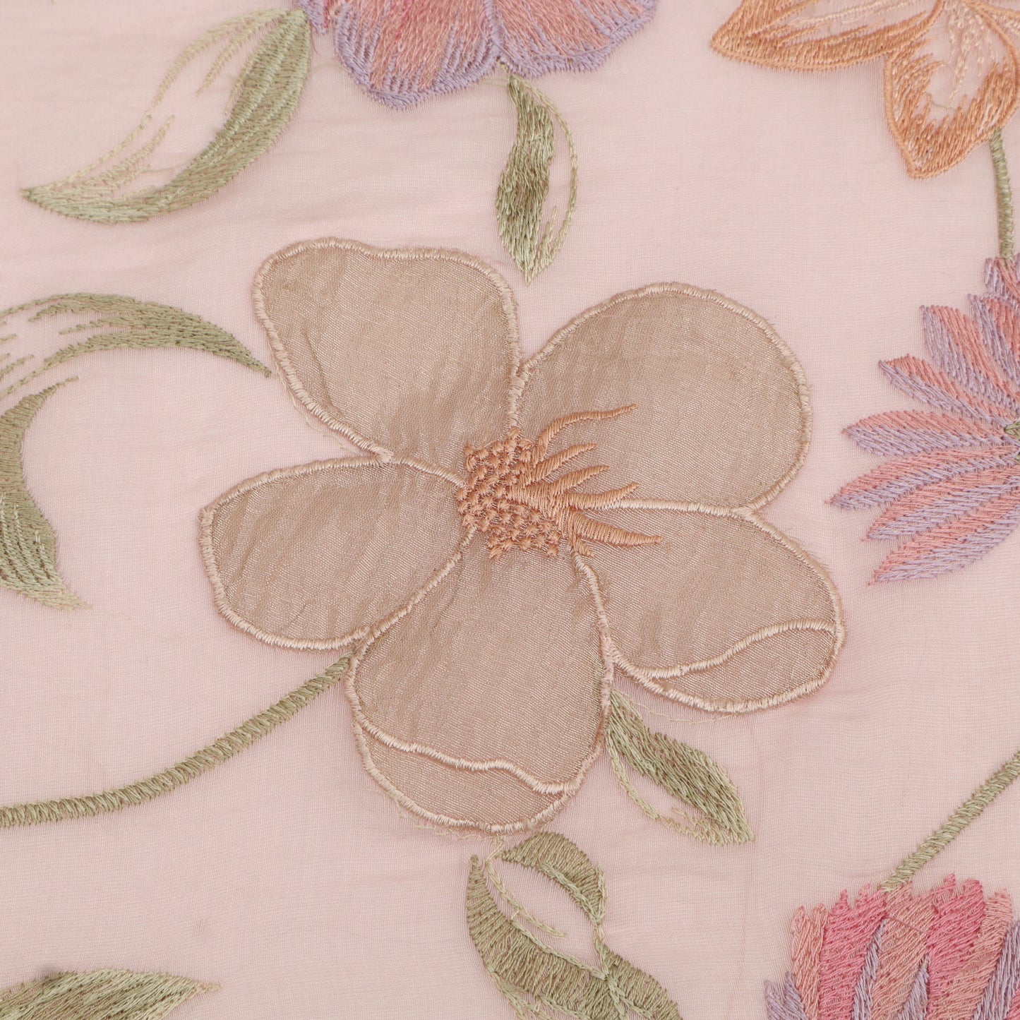 Chanderi Embroidery Fabric