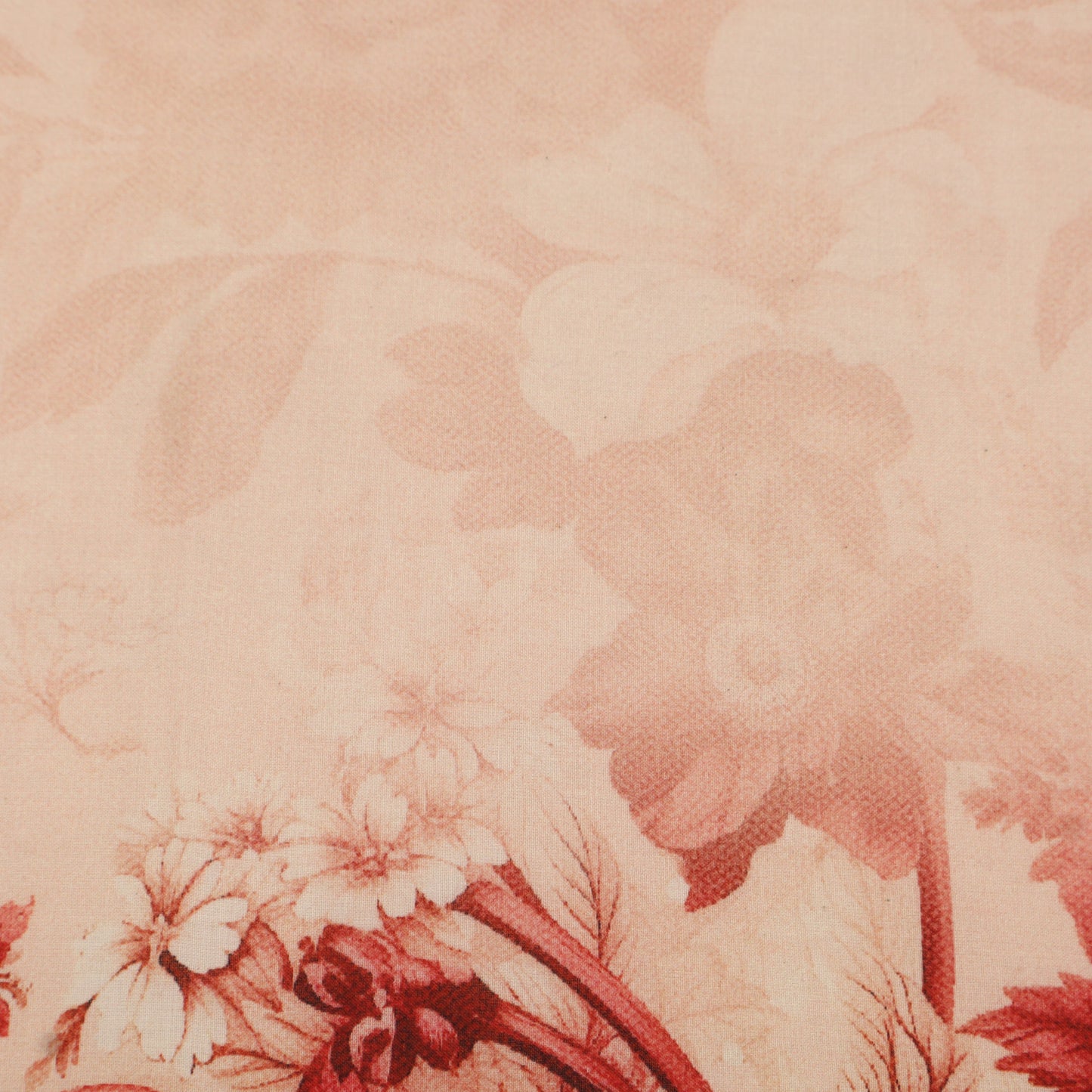 Cotton Chikan Print Embroidery Fabric