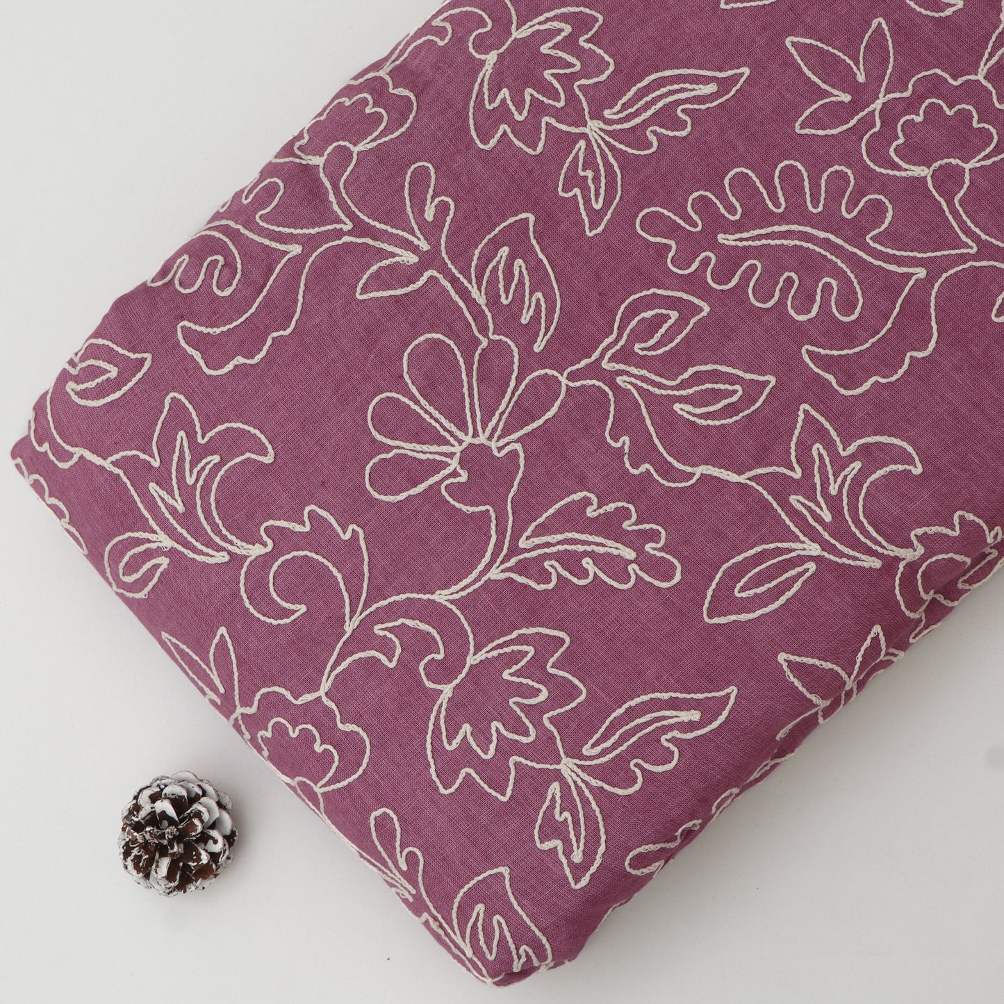 Pure Linen Embroidery Fabric