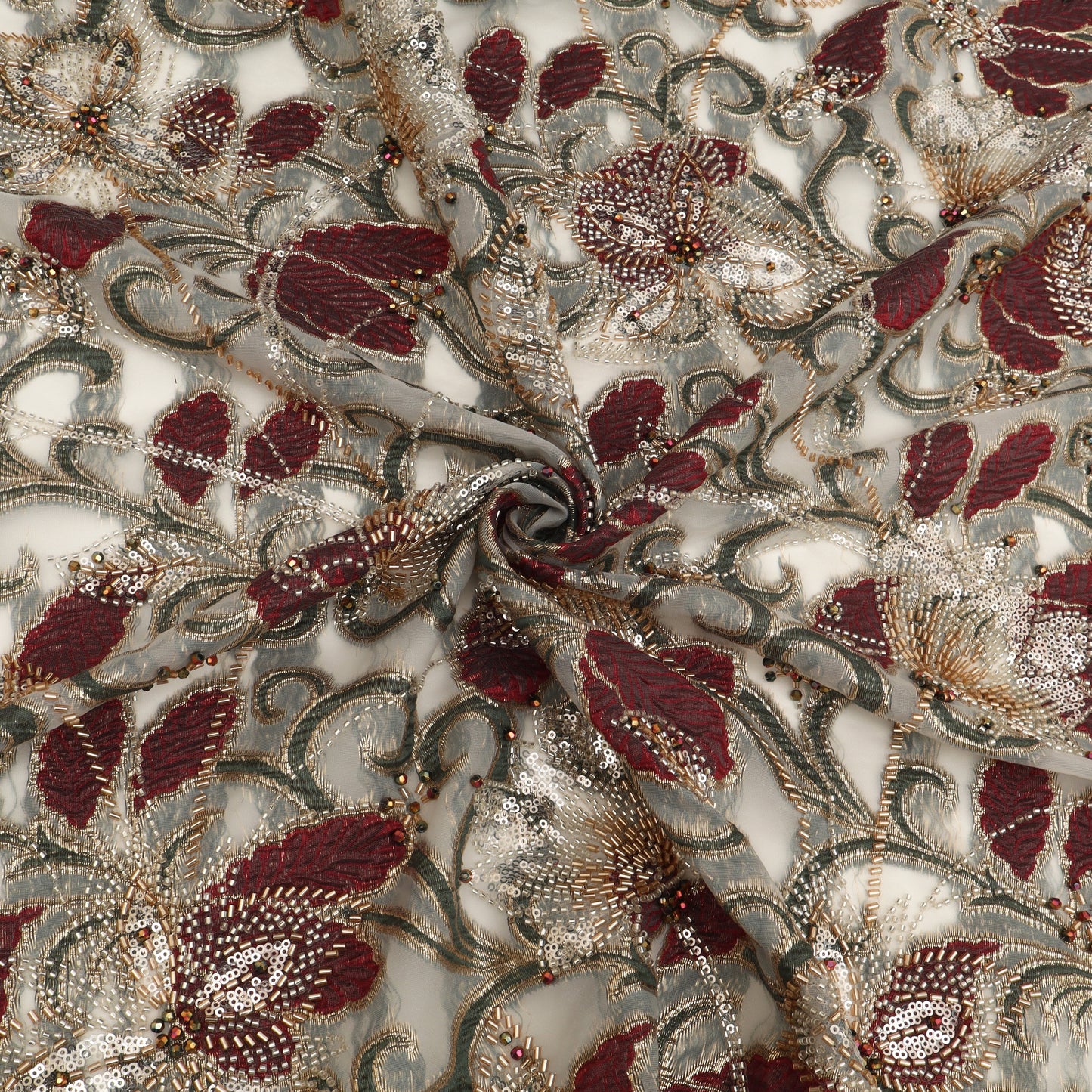 Heavy Net Embroidery Fabric