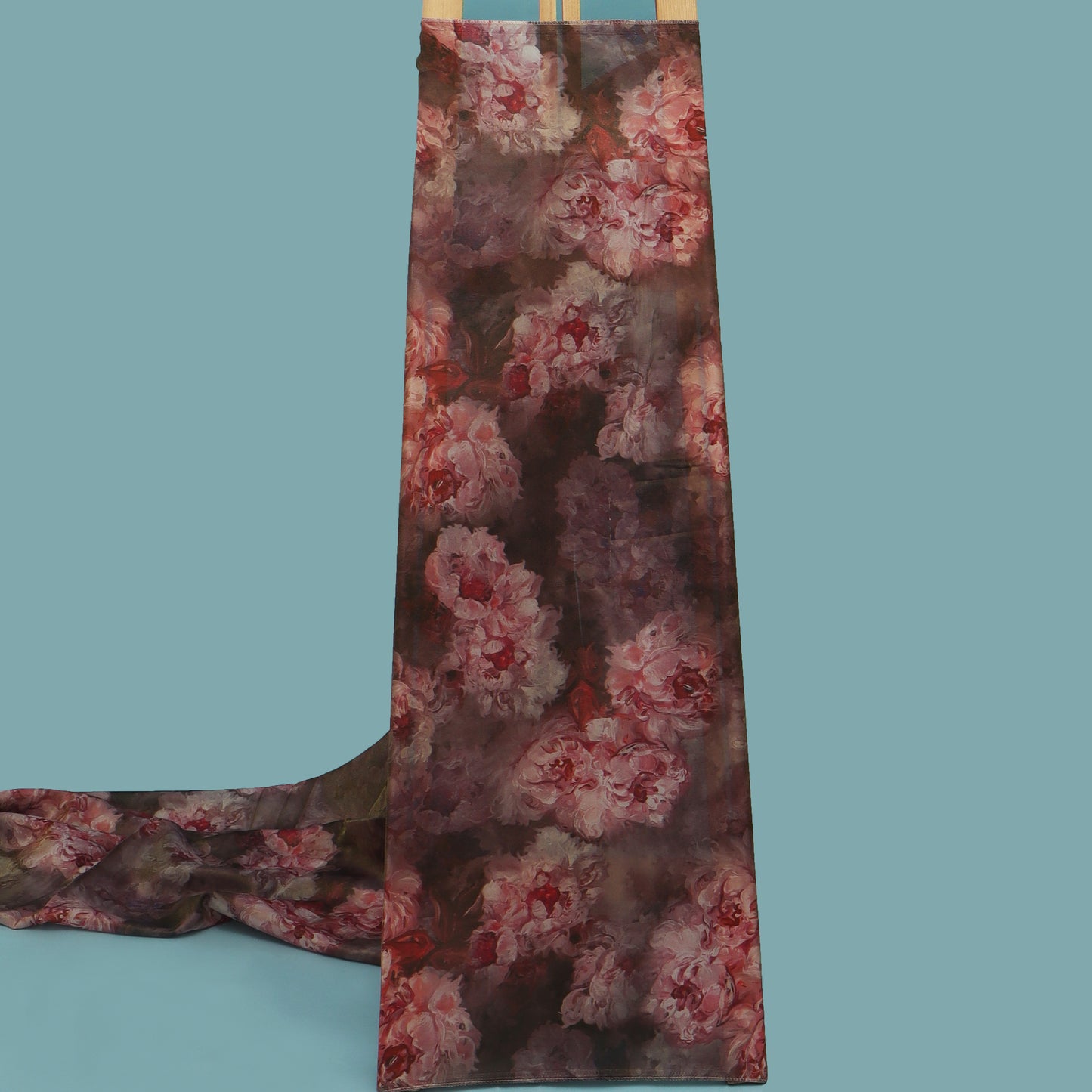 Multicolor Tissue Digital Print fabric