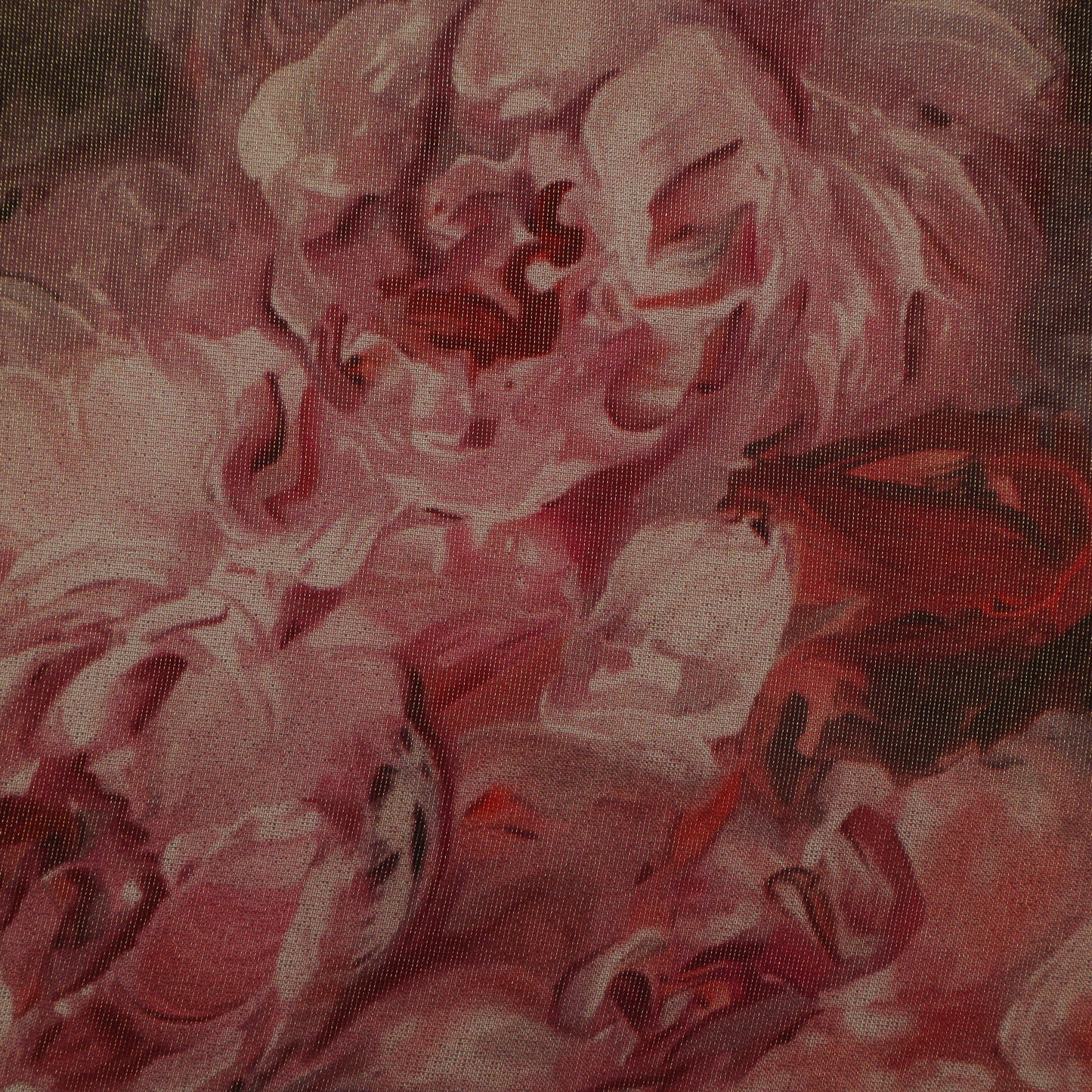 Multicolor Tissue Digital Print fabric