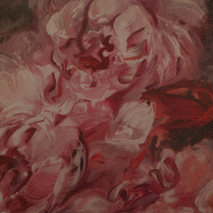 Multicolor Tissue Digital Print fabric