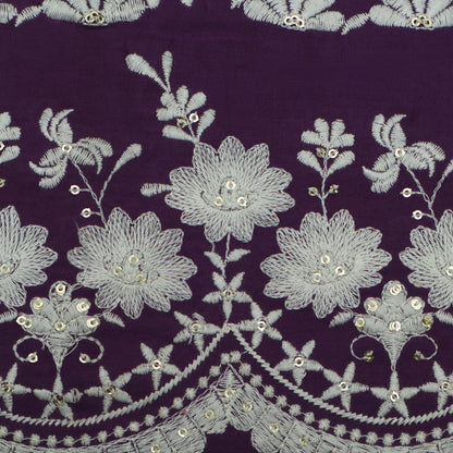 Colored Color Cotton Embroidery Fabric