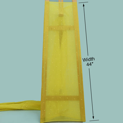 Chanderi Sequins Booti Fabric