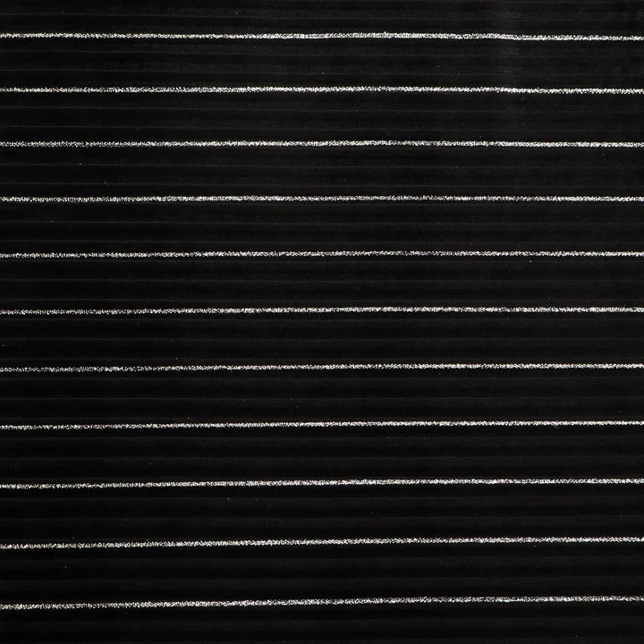 Velvet Crush Stripe Foil Fabric (Cut Pieces 2Mtr)