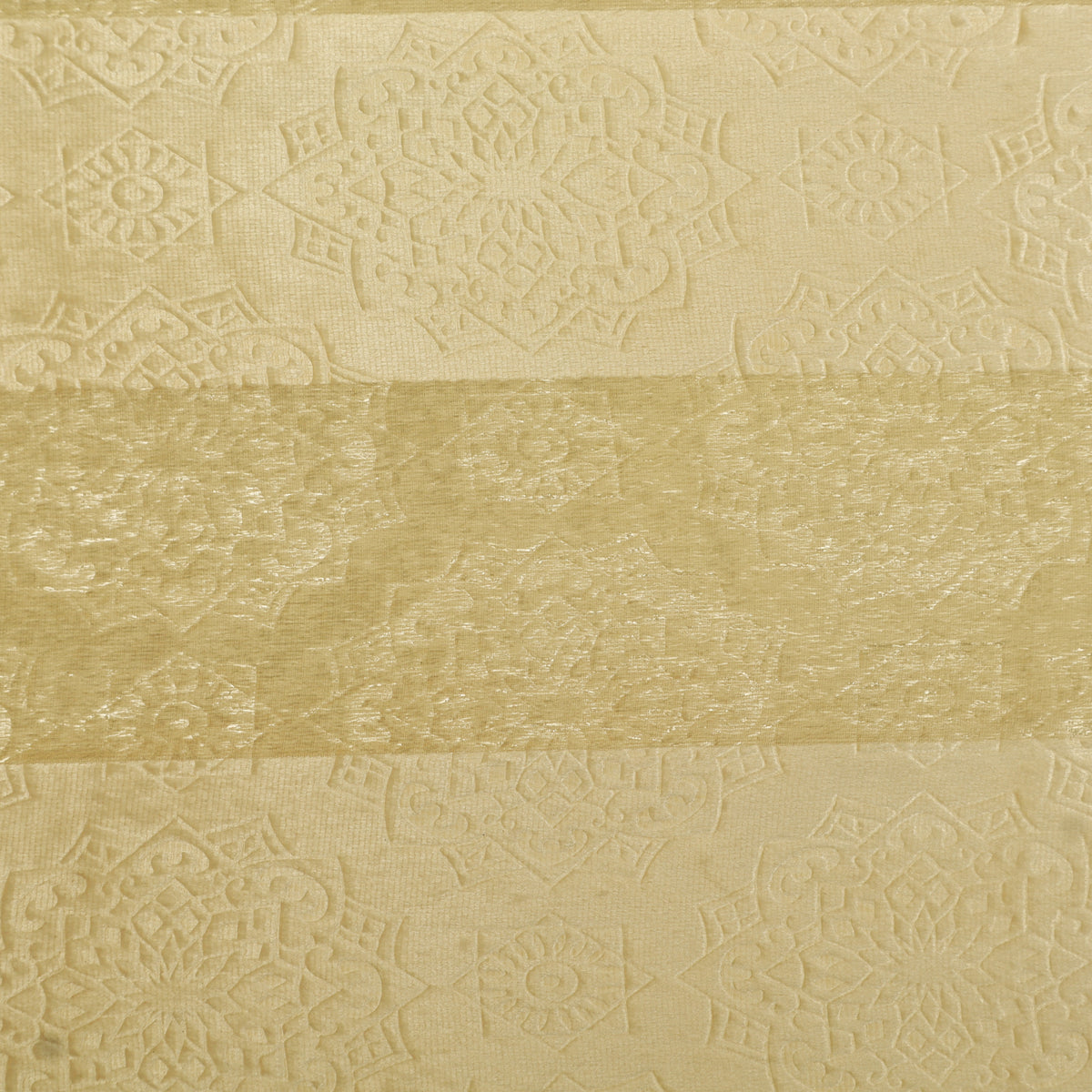 Stripe Velvet Zari Fabric