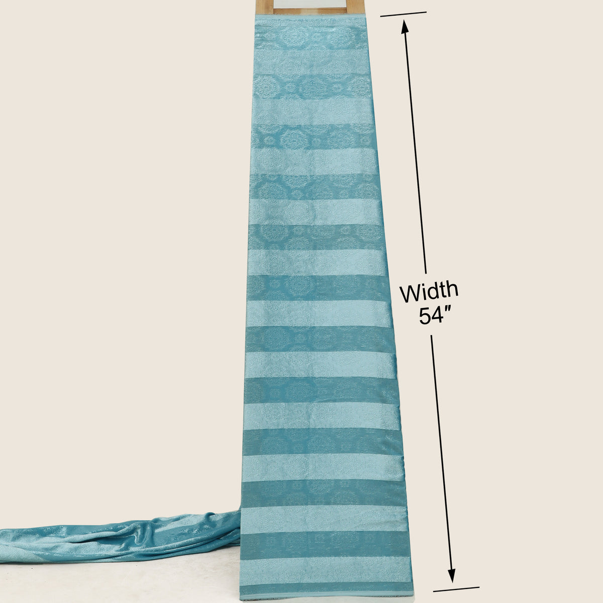 Stripe Velvet Zari Fabric