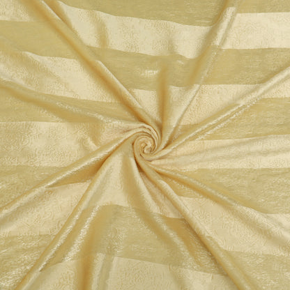 Stripe Velvet Zari Fabric