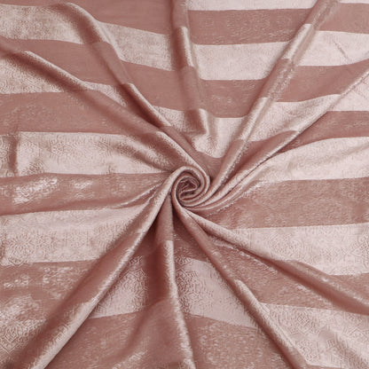 Stripe Velvet Zari Fabric