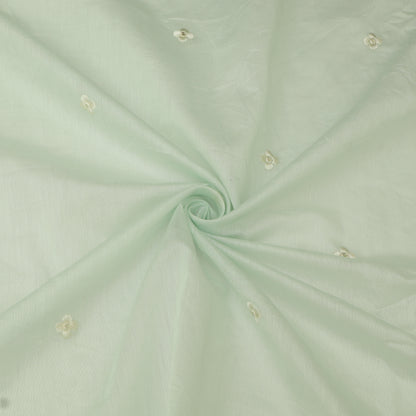 Mul Chanderi Embroidery Fabric