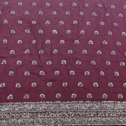 Satin Organza Embroidery Fabric