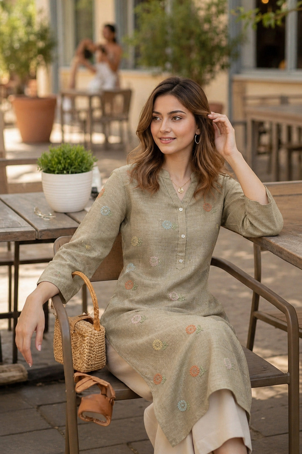 Linen Embroidery Fabric