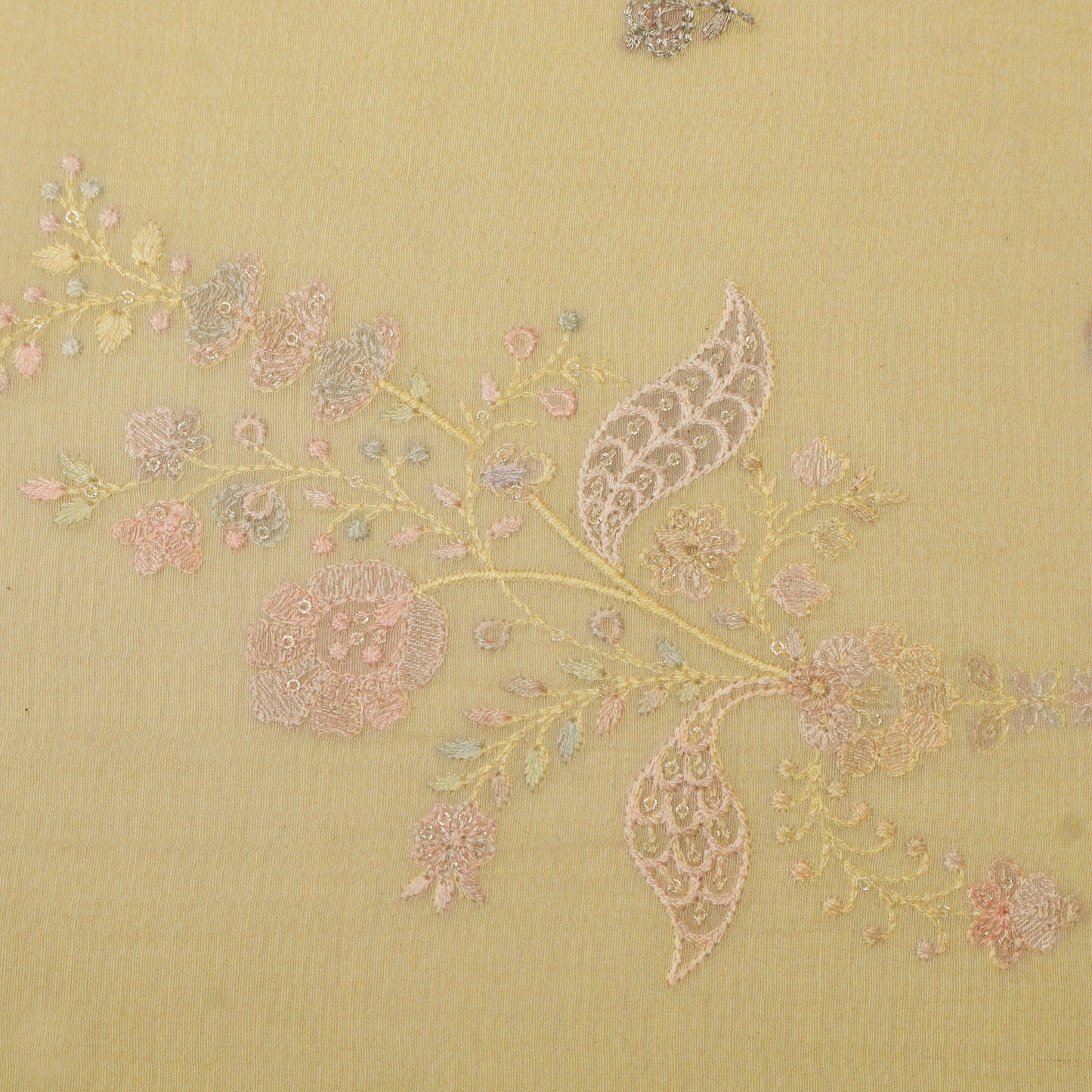 Chanderi Embroidery Fabric