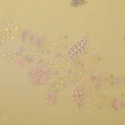 Chanderi Embroidery Fabric