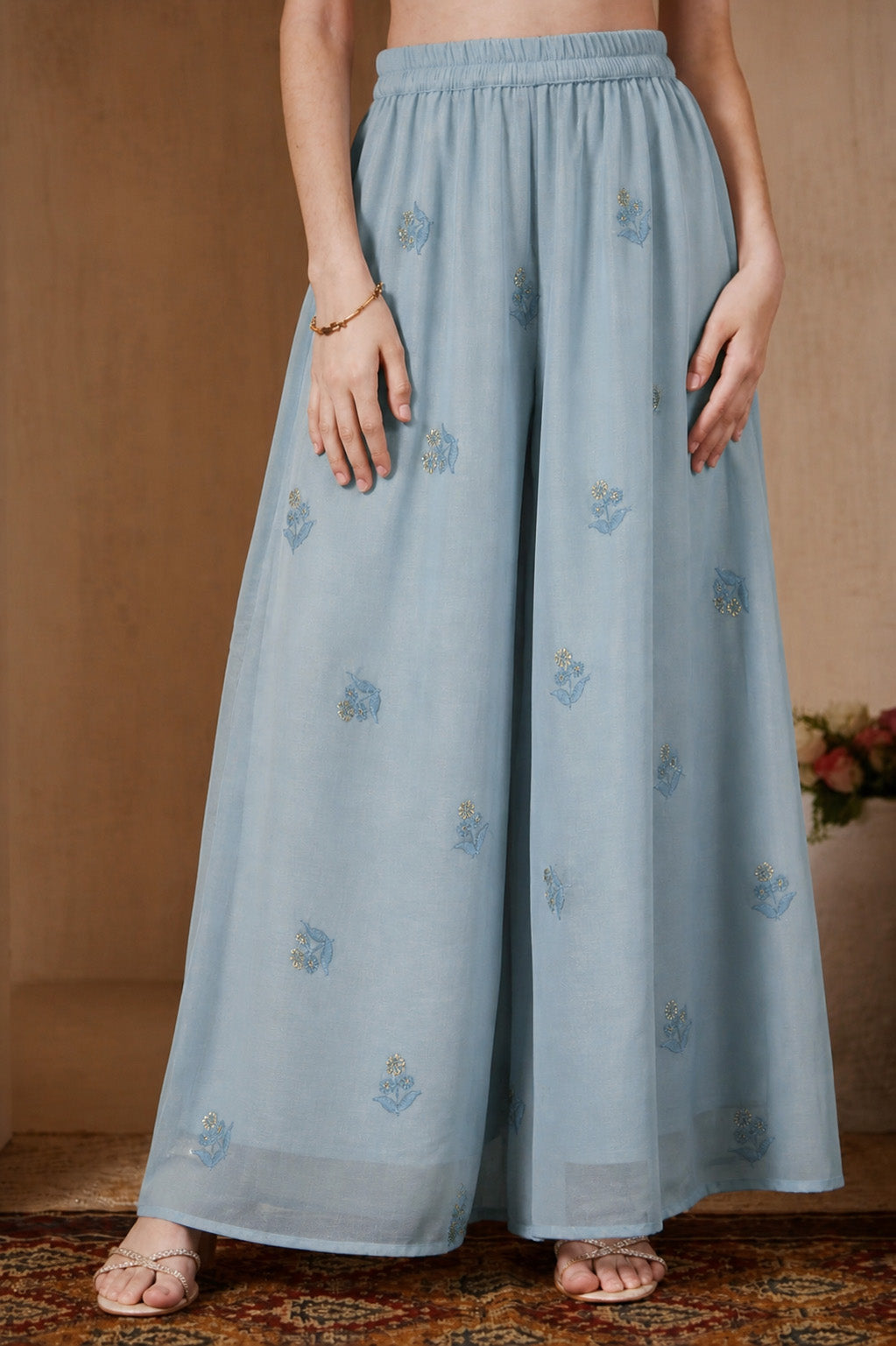 Mul Chanderi Embroidery Fabric