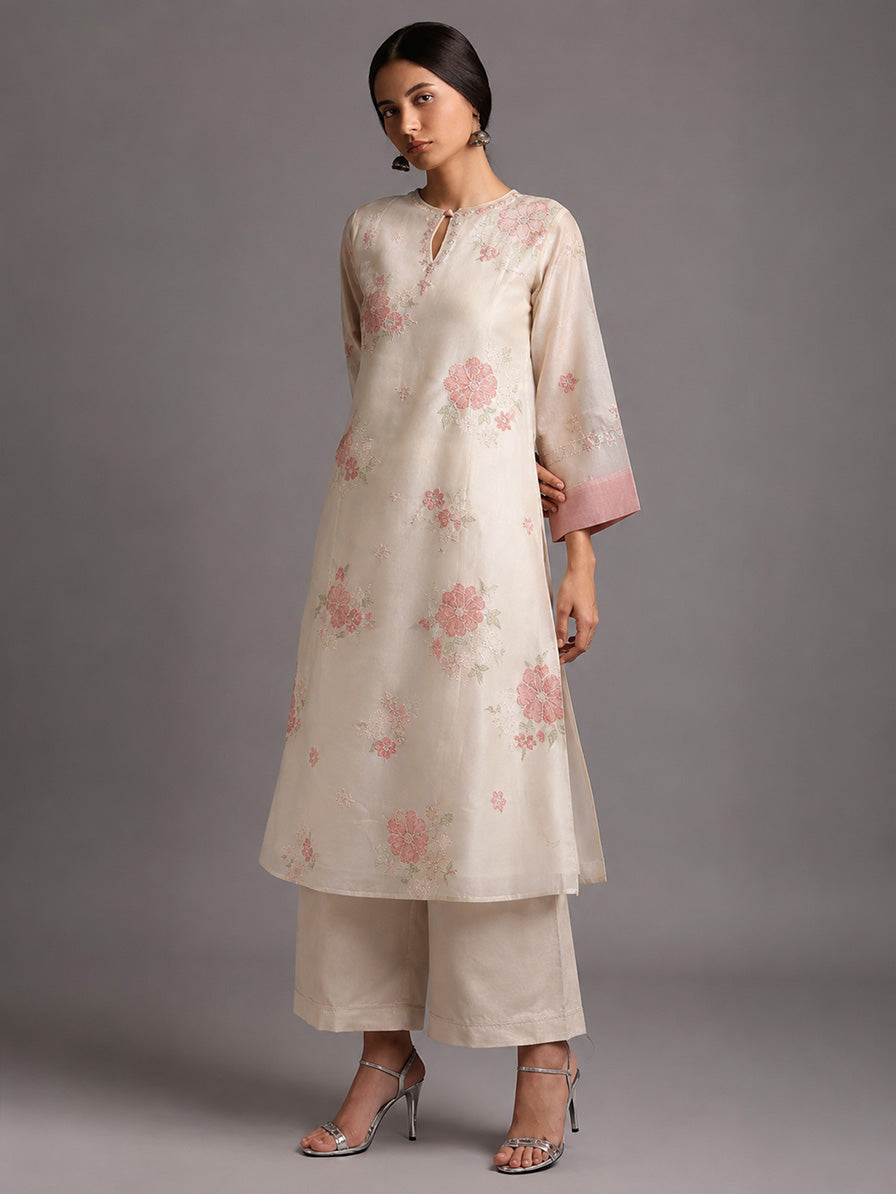 Chanderi Embroidery Fabric