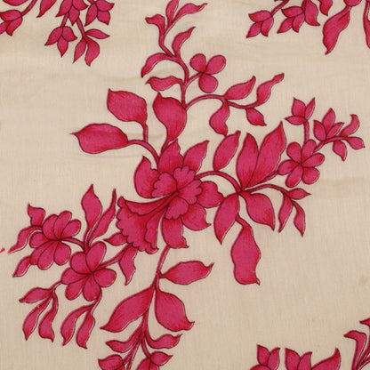 Chanderi Floral Print Fabric