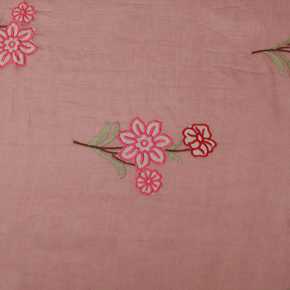 Mul Chanderi Embroidery Fabric