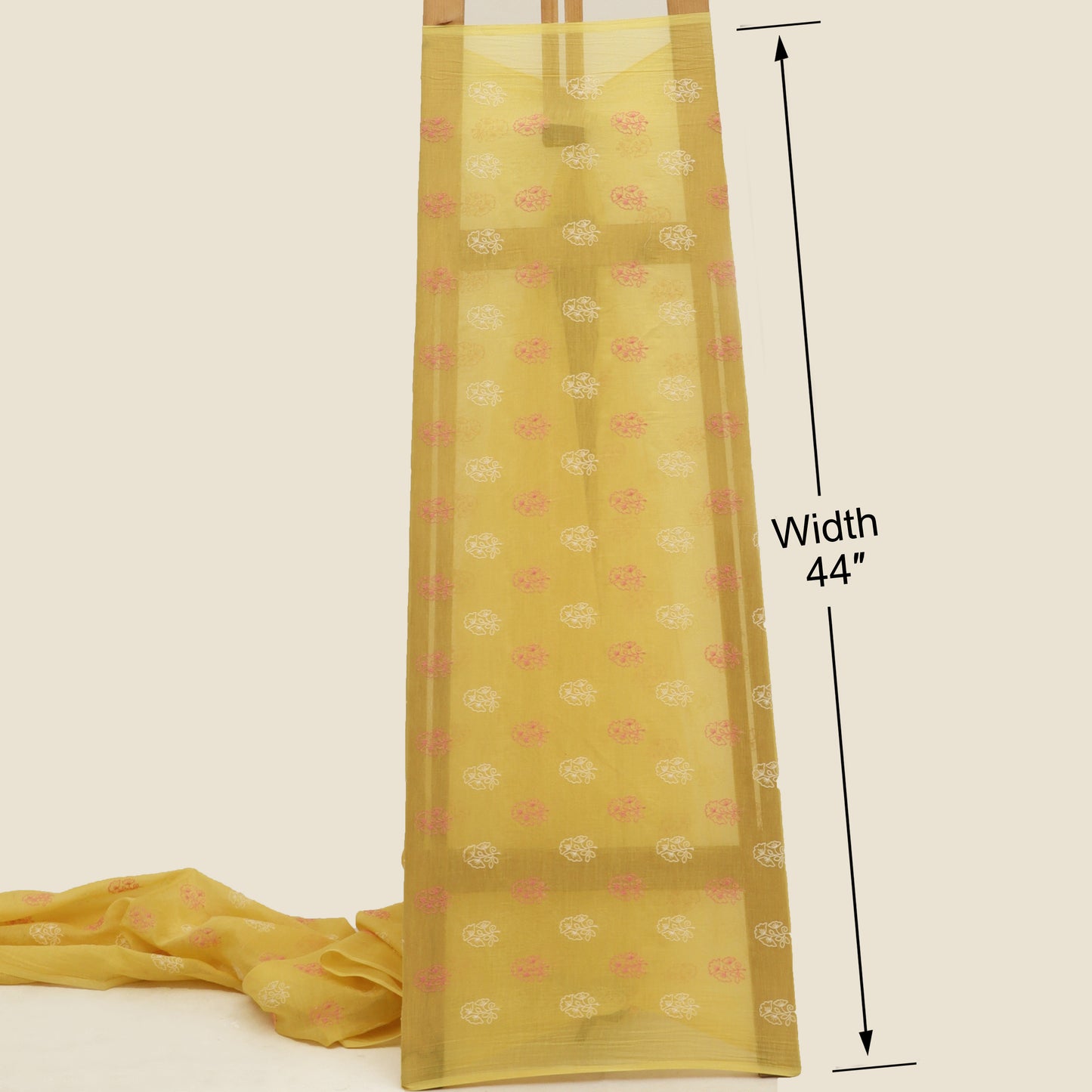 Chanderi Embroidery Fabric