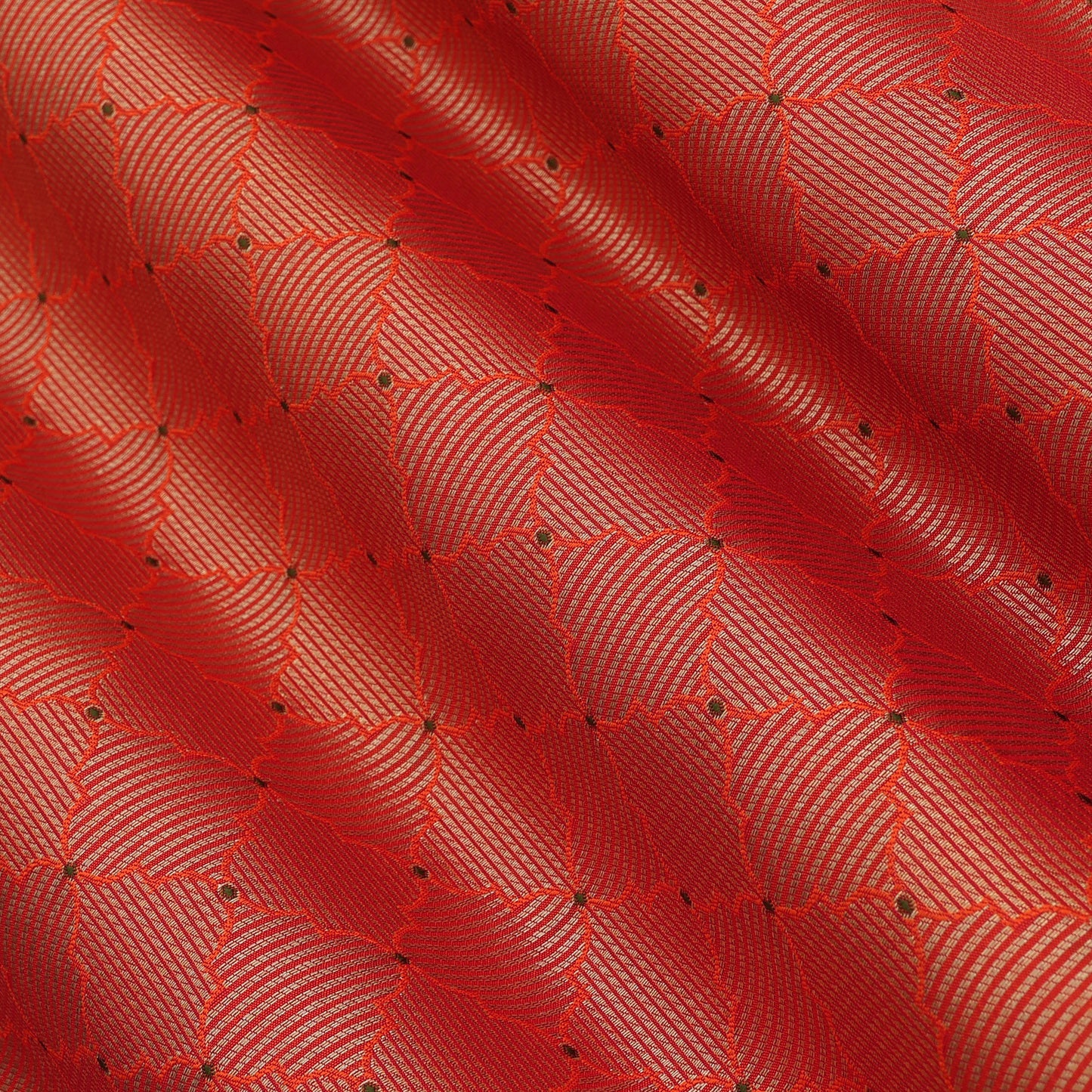 Pure Katan Meena Brocade Fabric