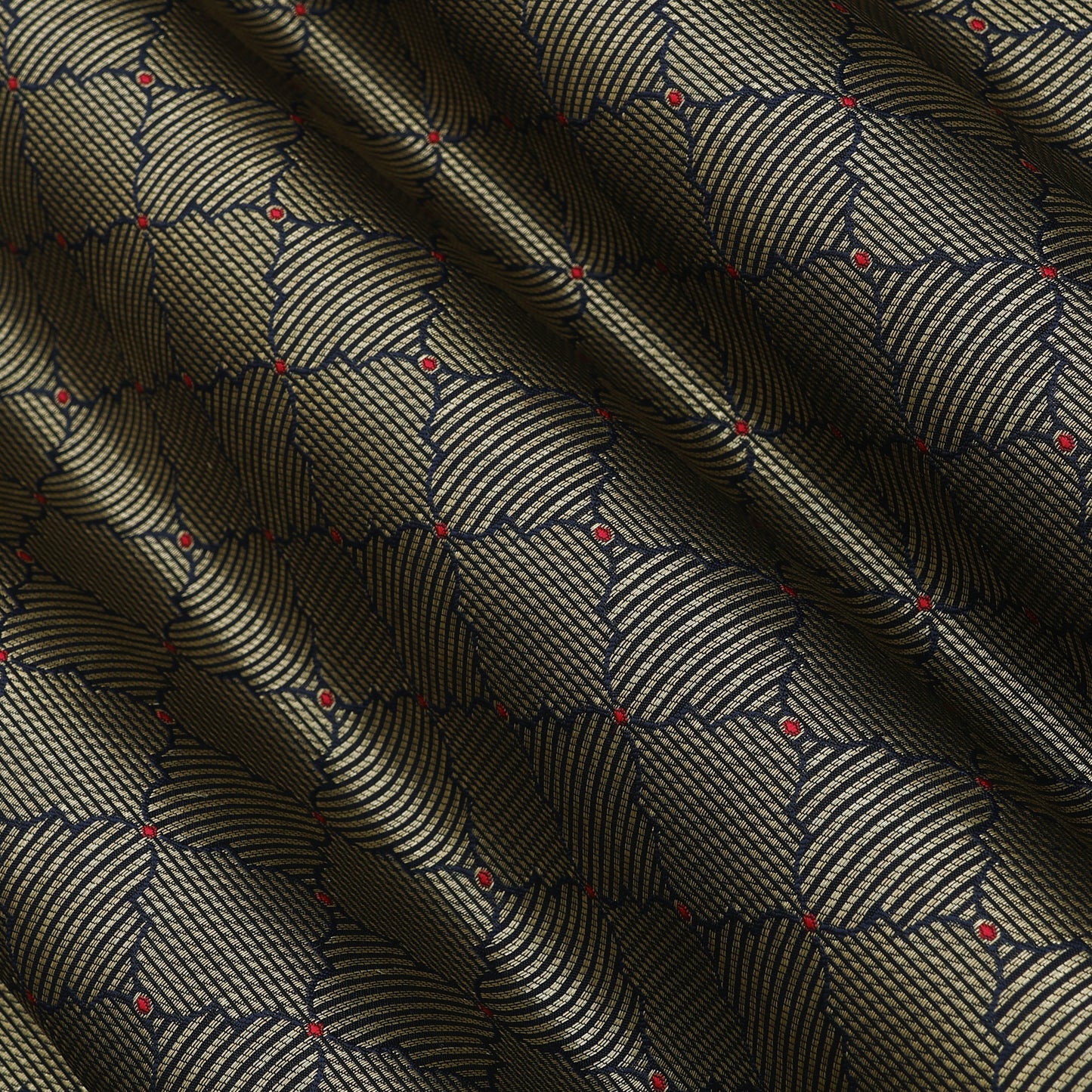 Pure Katan Meena Brocade Fabric