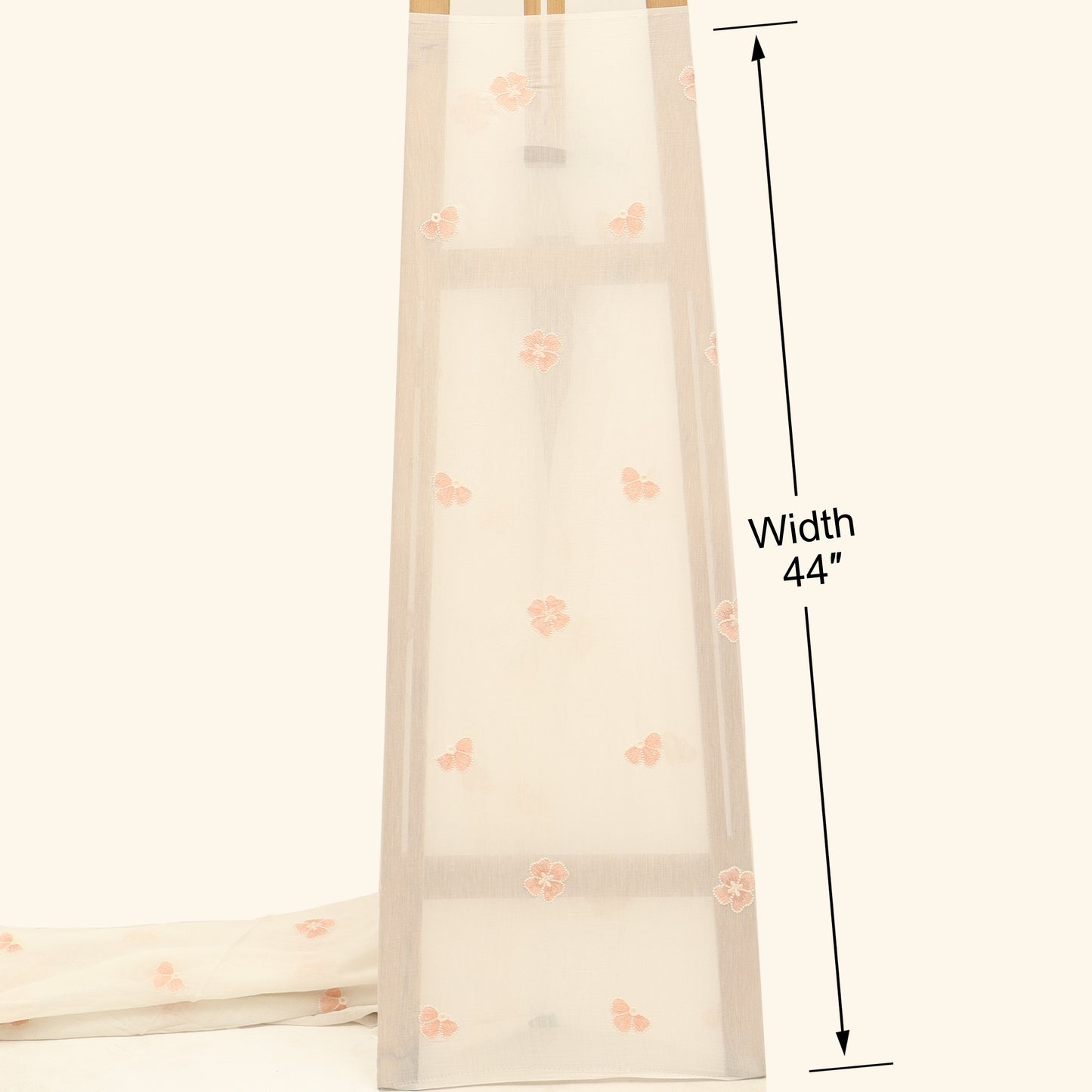 Chanderi Embroidery Fabric
