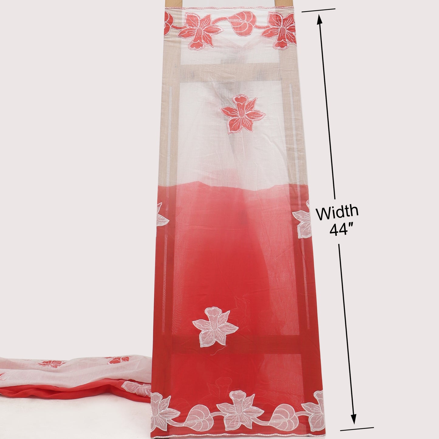 Chanderi Embroidery Fabric