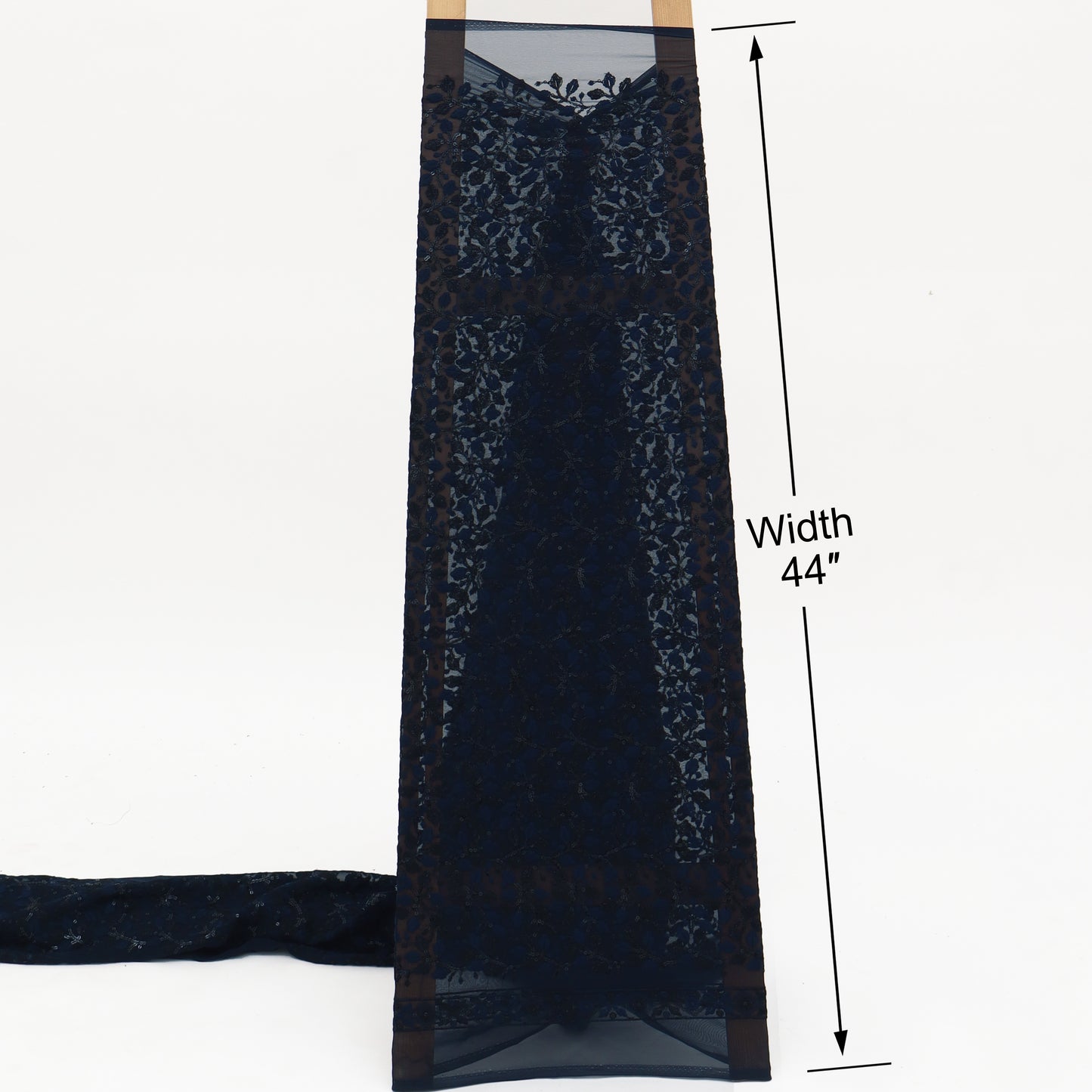 Georgette Sequin Embroidery Fabric
