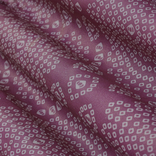 Shaded Color Georgette Tissue Print Fabric