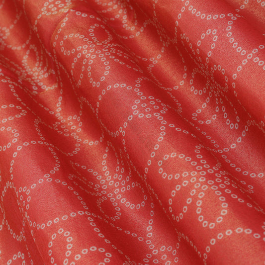 Shaded Color Georgette Tissue Print Fabric