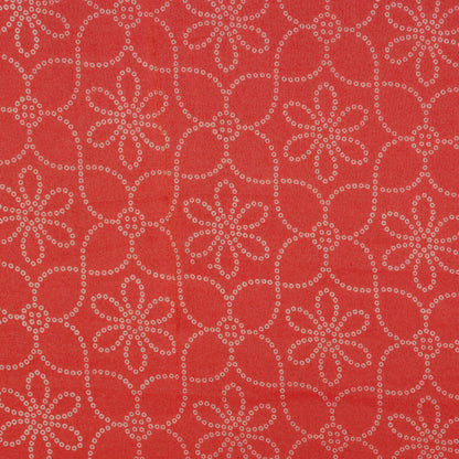 Shaded Color Georgette Tissue Print Fabric