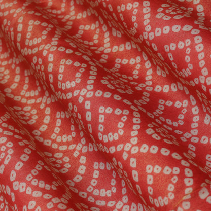 Shaded Color Georgette Tissue Print Fabric