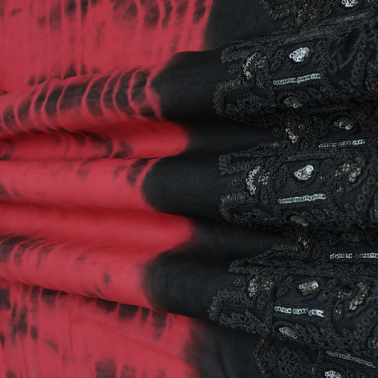 Georgette Print Embroidery Fabric