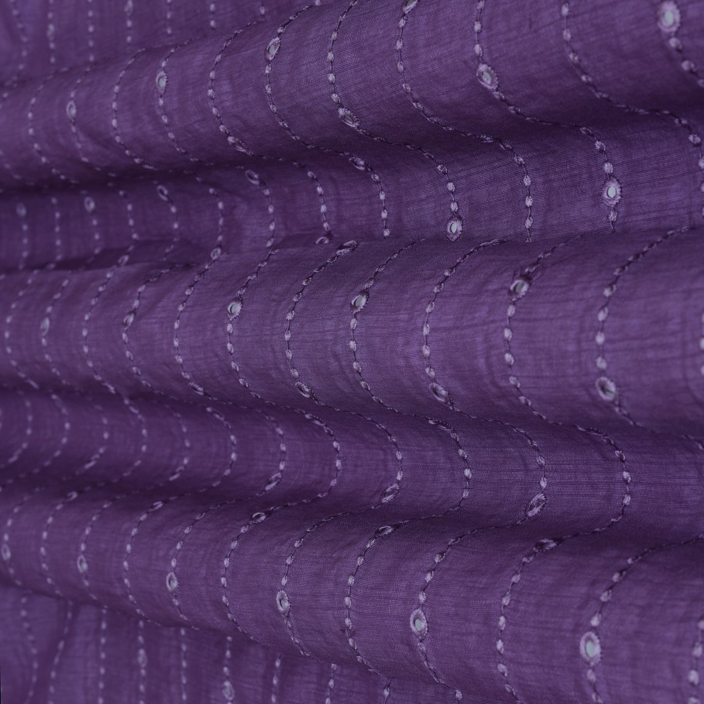 Lavender Color Nokia Silk Embroidery Fabric