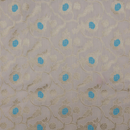 Dyeable Chinia Meena Brocade Fabric