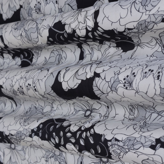 Satin Silk Hydra Print Fabric