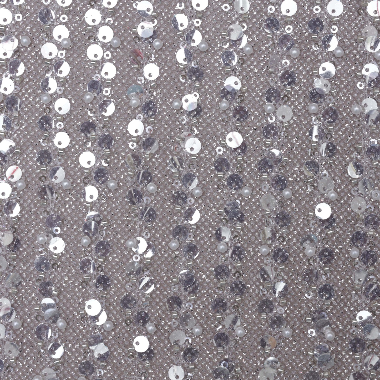 Net Sequins Fabric