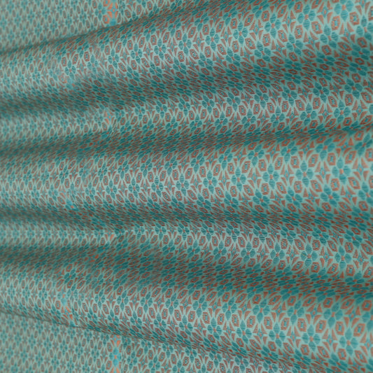 RAMA GREEN Color Brocade Fabric