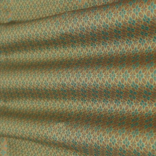 Pista Green Color Brocade Fabric