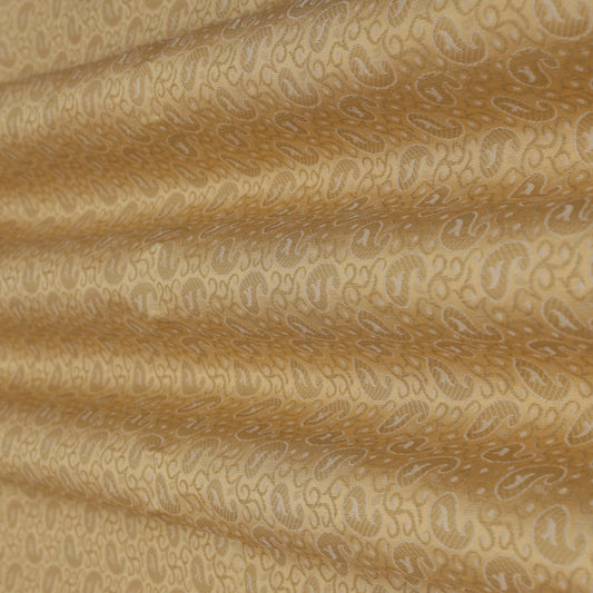 Gold Color Alfi Brocade Fabric