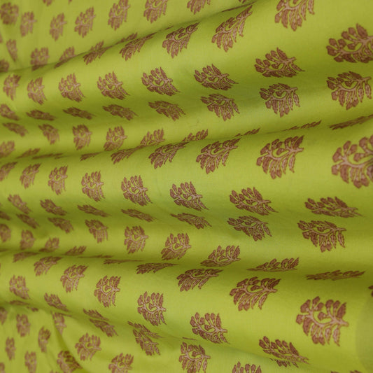 Multi - Color Fabric Slub Chanderi Print Fabric