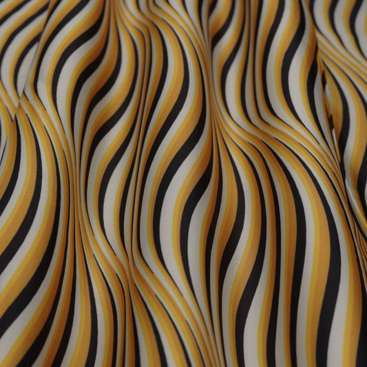 Multi-Color Armani Satin Print Fabric