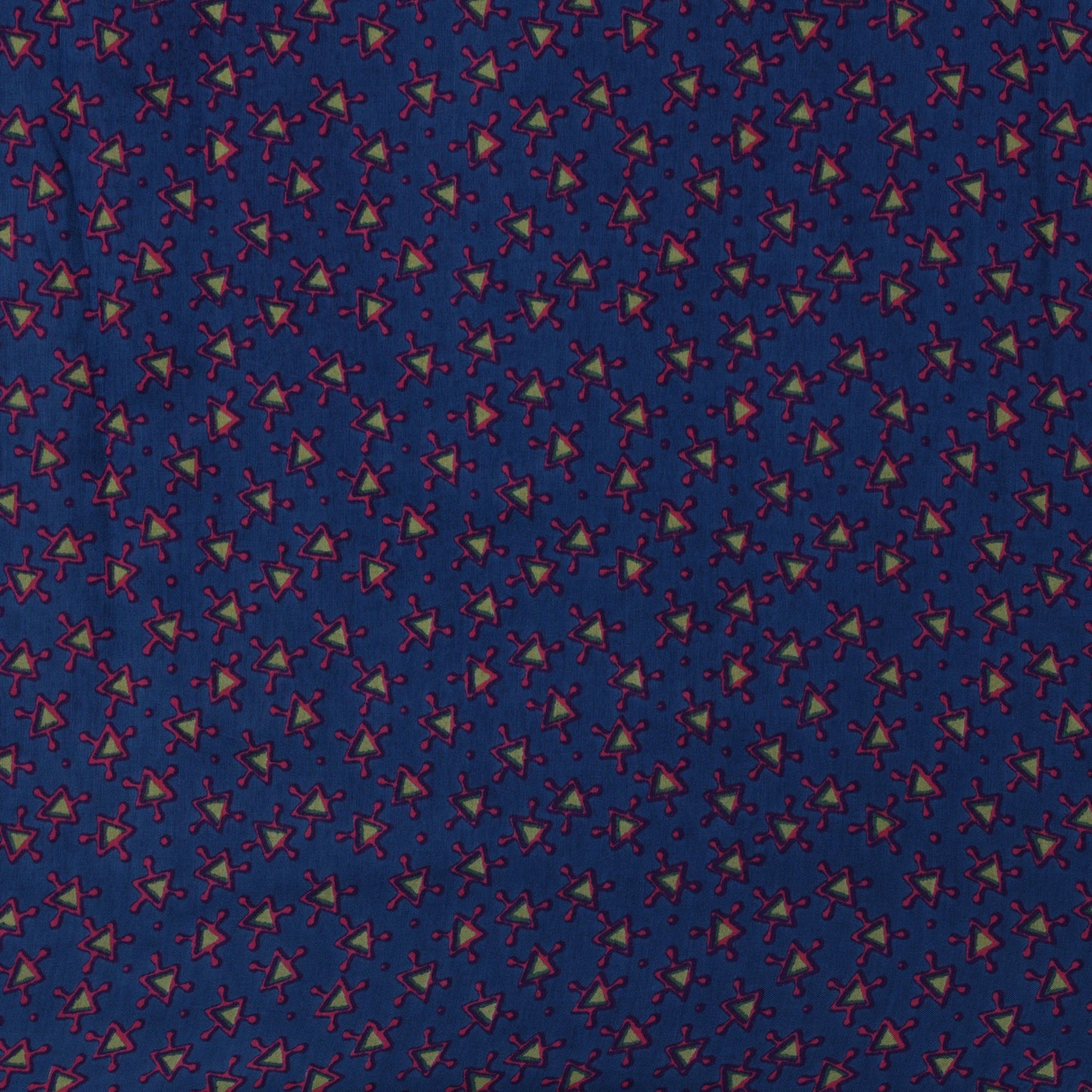 Multi - Color Fabric Slub Chanderi Print Fabric